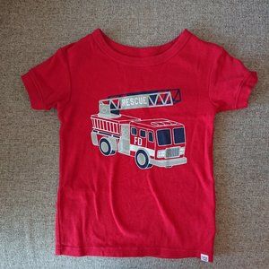 Baby Gap Fire Truck Short Sleeve T-shirt